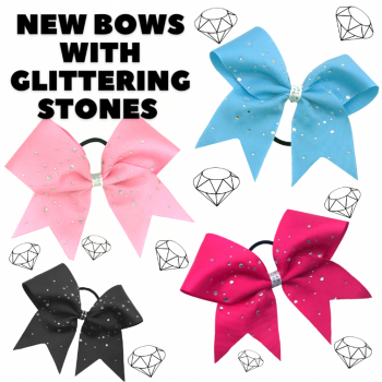 NEW BOWS WITH STONES IN SEVERAL COLORS